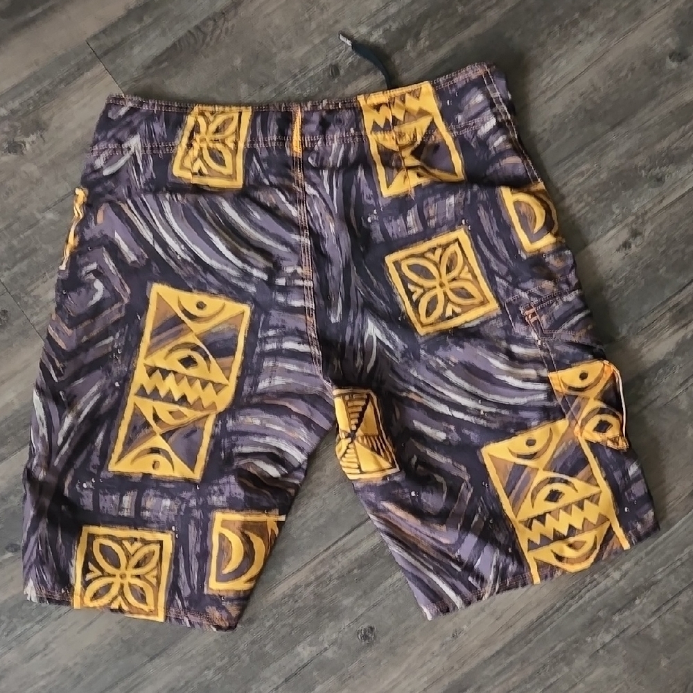 Dakine sz 30 "   Board Shorts EUC Gold/Brown 10" - Picture 4 of 6